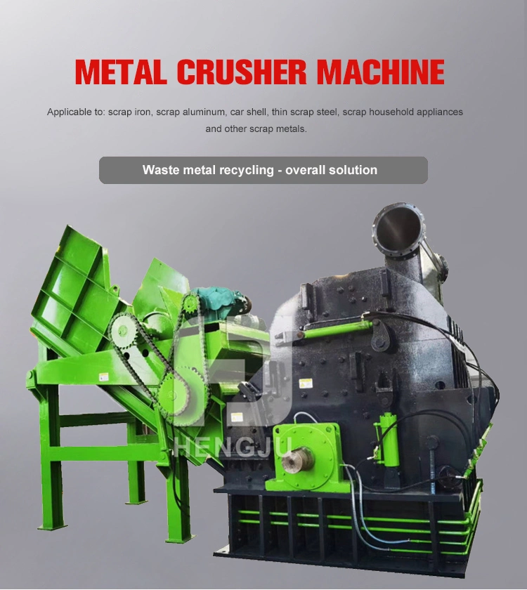 Metal Crusher Car Double Shaft Shredder High Production Used for Domestic and Kitchen Waste