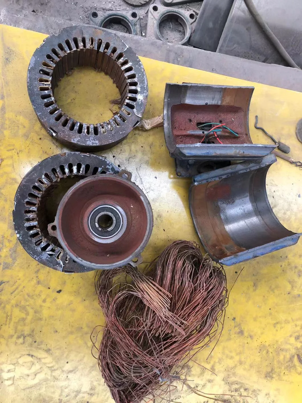 Motor Stator Cutting and Dismantling Machine