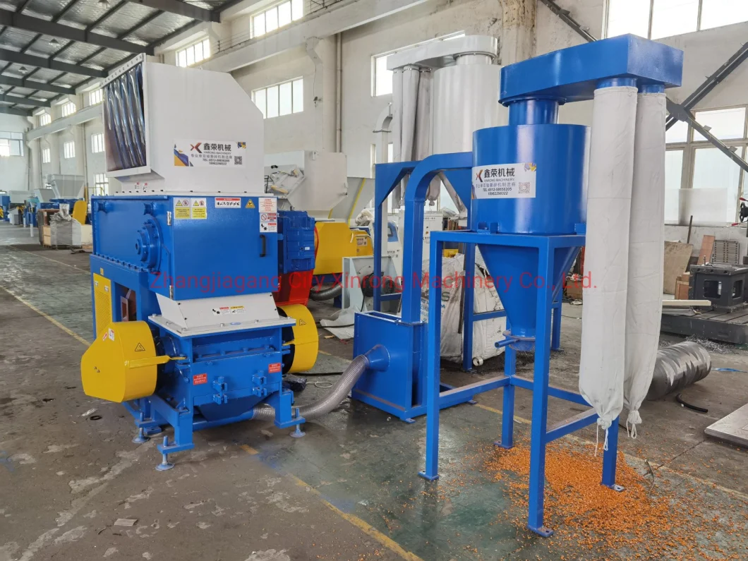 Plastic Shredder and Crusher for Waste Plastic PP/PE/PVC/TPU Blocks/Lumps/Single Shaft Shredder for Waste Plastic From Molding Machine/Pet Blocks Shredder